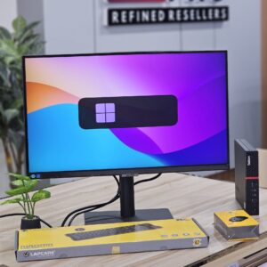 Lenovo M900 Tiny +Samsung 24 inch QHD Monitor