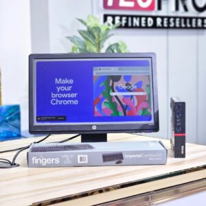 ThinkCentre M720 Tiny PC + HP 19” LCD Monitor