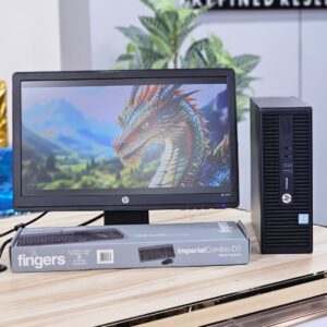 HP PRODESK 400 G3 CPU + HP 19” Monitor