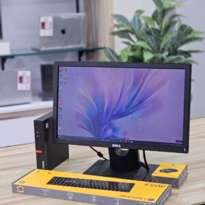 Lenovo ThinkCentre i3-7100T 8GB 256GB SSD + Dell E1916HV 19-inch HD Monitor + Lapcare Wireless Keyboard Mouse New