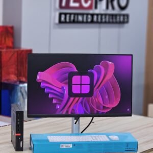 Lenovo ThinkCentre i5-6500T 8GB 256GB SSD + Dell P2222H 21.5-inch FHD IPS Monitor + Rapoo Wireless Keyboard Mouse New
